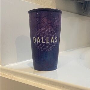 Starbucks Dallas Purple Travel Mug